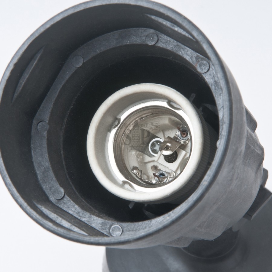 9501/1P E27 Outdoor Spot Light Holder Fitting [Spike Type] (Black)